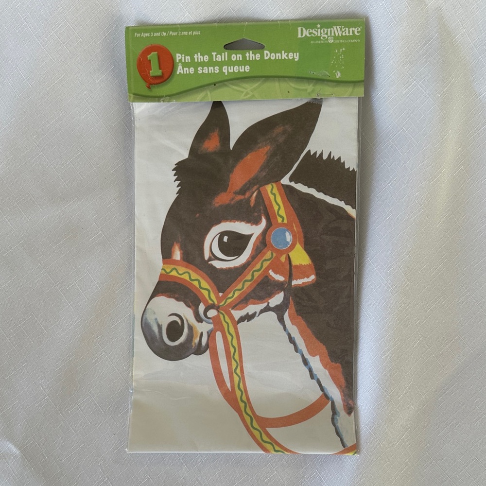 Vintage Pin the Tail on the Donkey game